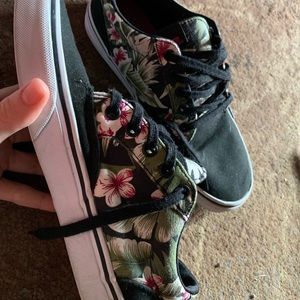 Tropical/floral/flower vans